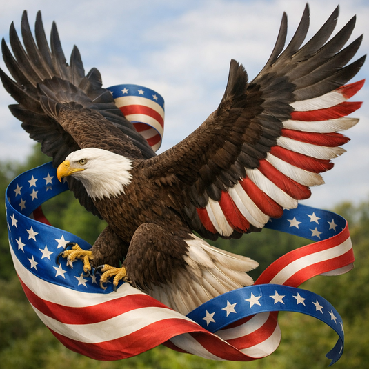 1. Bold Patriotic Look
